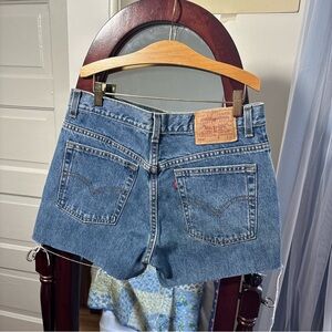 Vintage Levi’s 90s denim cut off shorts